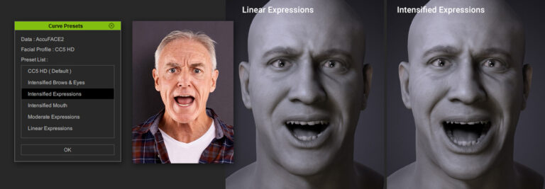 Expression Curves のプリセット