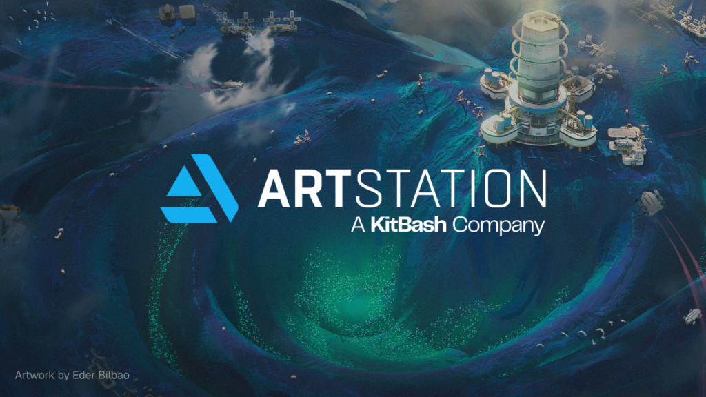 ARTSTATION A KitBash Company と書かれた公式バナー