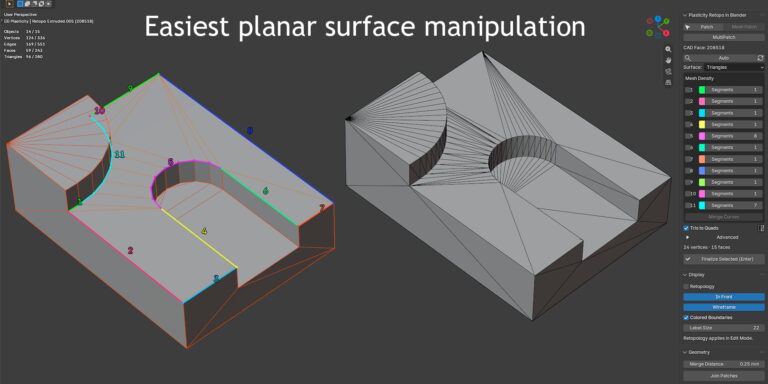 切り欠きのある平らな部品の処理(Easiest planar surface manipulation)