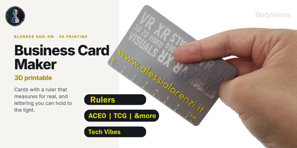 Business Card Maker 3D Printableの商品画像